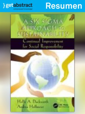 cover image of Un enfoque Six Sigma para la sostenibilidad (resumen)